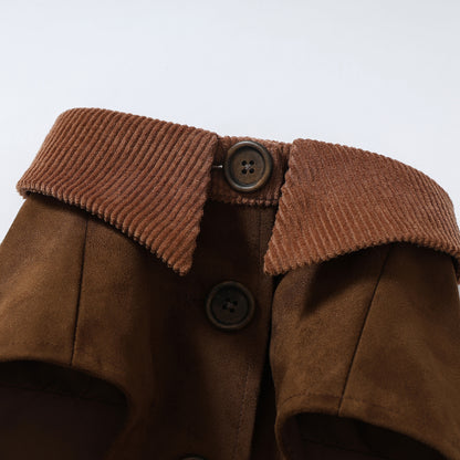 Banquet Suede Cape