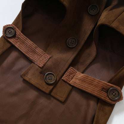 Banquet Suede Cape